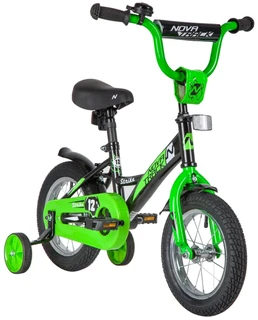 Велосипед Novatrack Strike 12" 140630, зеленый 