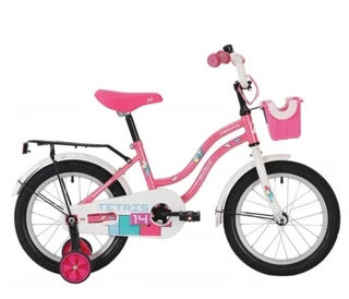 Велосипед Novatrack Tetris 14" 139616, розовый 