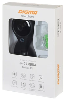 Видеокамера IP Digma DiVision 101 черный 