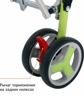 Прогулочная коляска Zlatek Funny зеленый 