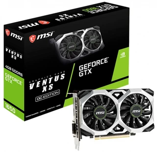 Видеокарта MSI GeForce GTX 1650 4Gb, 1485/8000 (GTX 1650 D6 VENTUS XS OC)