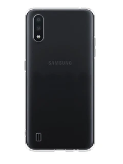 Чехол-накладка для Samsung A01 2020, прозрачный