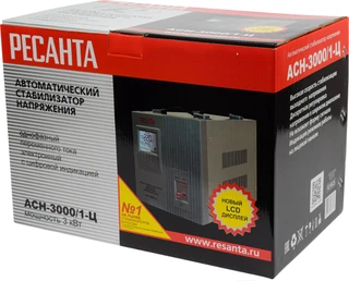 Стабилизатор РЕСАНТА АСН-3000/1-Ц (3 кВт) 
