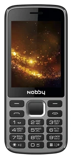 Сотовый телефон Nobby 300 серо-черный 