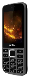Сотовый телефон Nobby 300 серо-черный 