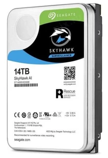 Жесткий диск 3.5" Seagate Original ST14000VE0008 SkyHawkAI 14Tb 