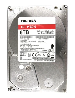 Жесткий диск Toshiba P300 6TB (HDWD260UZSVA) 