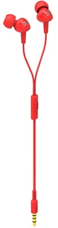 Гарнитура JBL C100SIU, красный 
