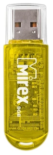 Флеш накопитель Mirex ELF 8GB Yellow (13600-FMUYEL08) 