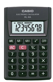 Калькулятор карманный CASIO HL-4A 
