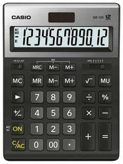 Калькулятор настольный CASIO GR-120-W 
