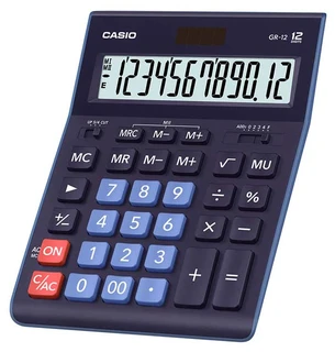 Калькулятор настольный Casio GR-12BU 