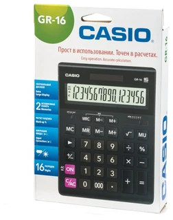 Калькулятор бухгалтерский Casio GR-16 