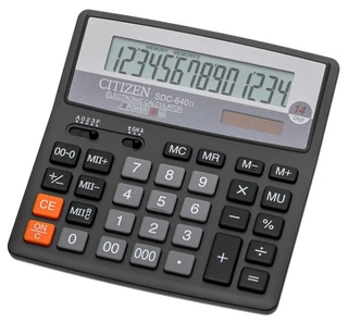 Калькулятор бухгалтерский Citizen SDC-640 II 
