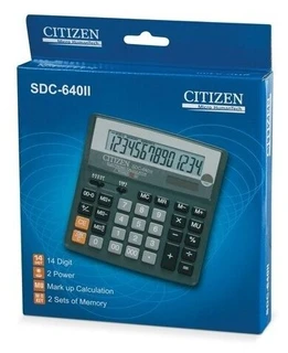 Калькулятор бухгалтерский Citizen SDC-640 II 