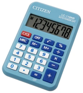 Калькулятор карманный Citizen Cool4School LC-110NRBL