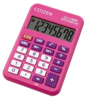 Калькулятор карманный Citizen Cool4School LC110NRPK