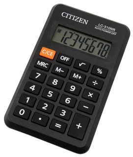 Калькулятор карманный Citizen LC-310NR