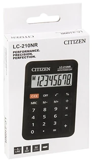 Калькулятор карманный Citizen LC210NR 