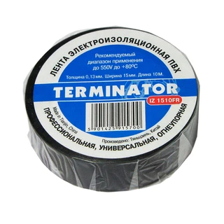 Изолента Terminator IZ 1510FR, 15мм/10м