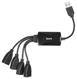 Концентратор USB Buro BU-HUB4-0.3-U2.0-Splitter