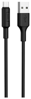 Кабель USB2.0 Am - microUSB Hoco X25 Soarer 1.0м, черный 