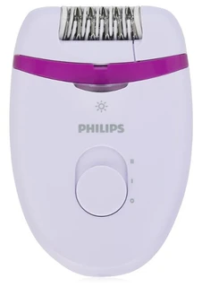 Эпилятор Philips BRE275/00 белый/фиолетовый 