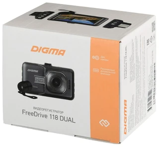 Видеорегистратор DIGMA FreeDrive 118 DUAL 