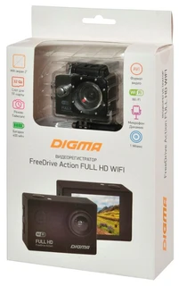 Видеорегистратор DIGMA FreeDrive Action FULL HD WIFI 
