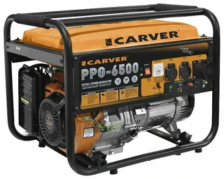 Генератор бензиновый Carver PPG-6500 (5000 Вт)