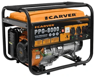 Генератор бензиновый Carver PPG-8000 (6000 Вт)
