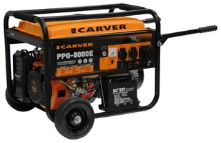 Генератор бензиновый Carver PPG-8000Е (6000 Вт)