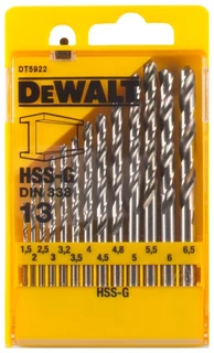 Набор сверл по металлу DeWALT DT5922-QZ