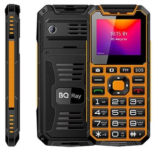 Сотовый телефон BQ 2004 Ray чёрно-оранжевый