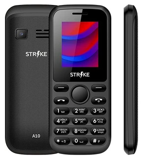 Сотовый телефон Strike A10 Черный 