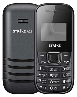 Сотовый телефон Strike A11 черный 