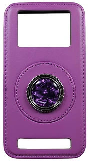 Чехол-накладка универсальный с кольцом XXL, фиолетовый