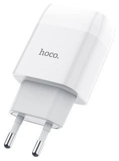 Сетевое зарядное устройство hoco C73A Glorious, белый 