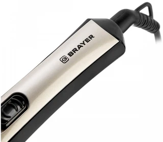 Щипцы для завивки волос BRAYER BR3203, бежевый/черный 