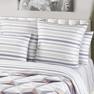 Комплект постельного белья Миланика Графика, 1.5 спальный, поплин, наволочки 70х70 см 