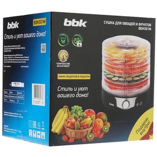 Сушилка для овощей и фруктов BBK BDH301M 