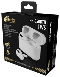 Наушники TWS Ritmix RH-850BTH белый 