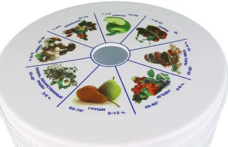 Сушилка для овощей и фруктов Ротор Дива СШ-007 белый (5 поддонов) 