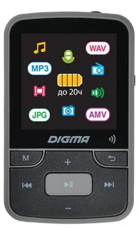 Плеер MP3 Digma Z4 BT flash 16Гб 