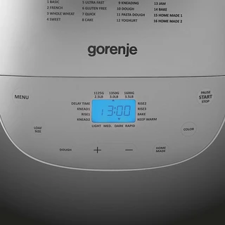 Хлебопечь Gorenje BM1600WG, белый 