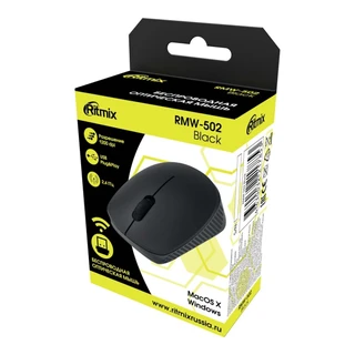 Мышь беспроводная Ritmix RMW-502 Black 