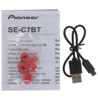 Наушники беспроводные Pioneer SE-C7BT-R красный 