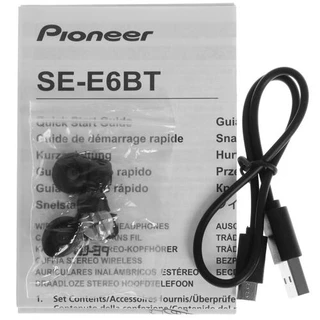 Наушники беспроводные Pioneer SE-E6BT-B серый 