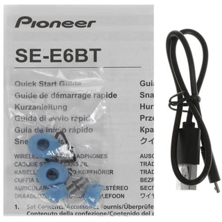 Наушники беспроводные Pioneer SE-E6BT-L синий 