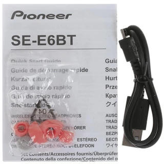 Наушники беспроводные Pioneer SE-E6BT-P серый 